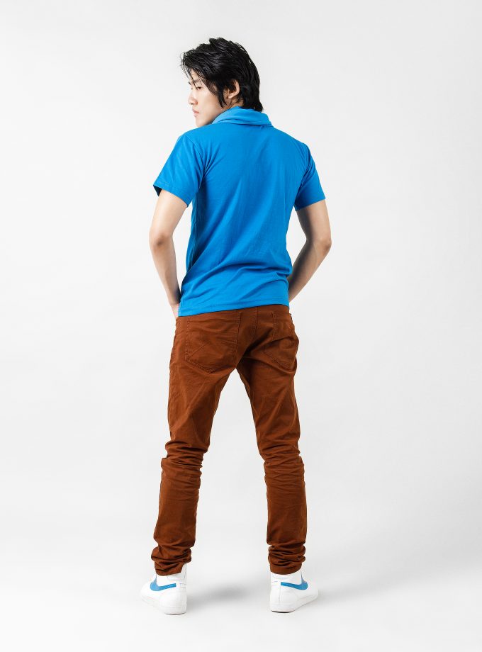 T-shirt écharpe bleu