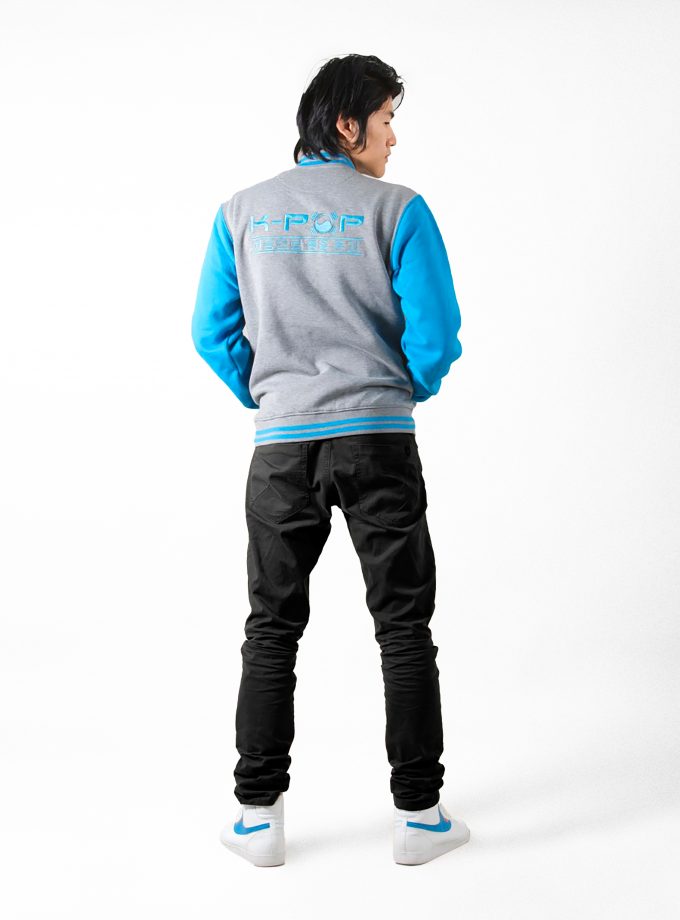 Veste universitaire grise